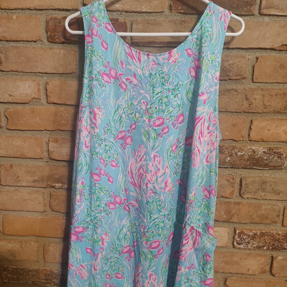 Ladies Lilly Pulitzer Plus Size Summer Sleeveless Dress XXL